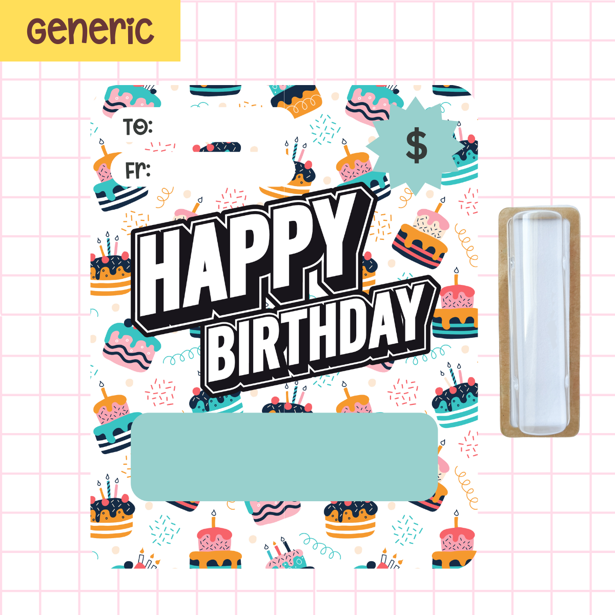 CakeParty Money Birthday Card