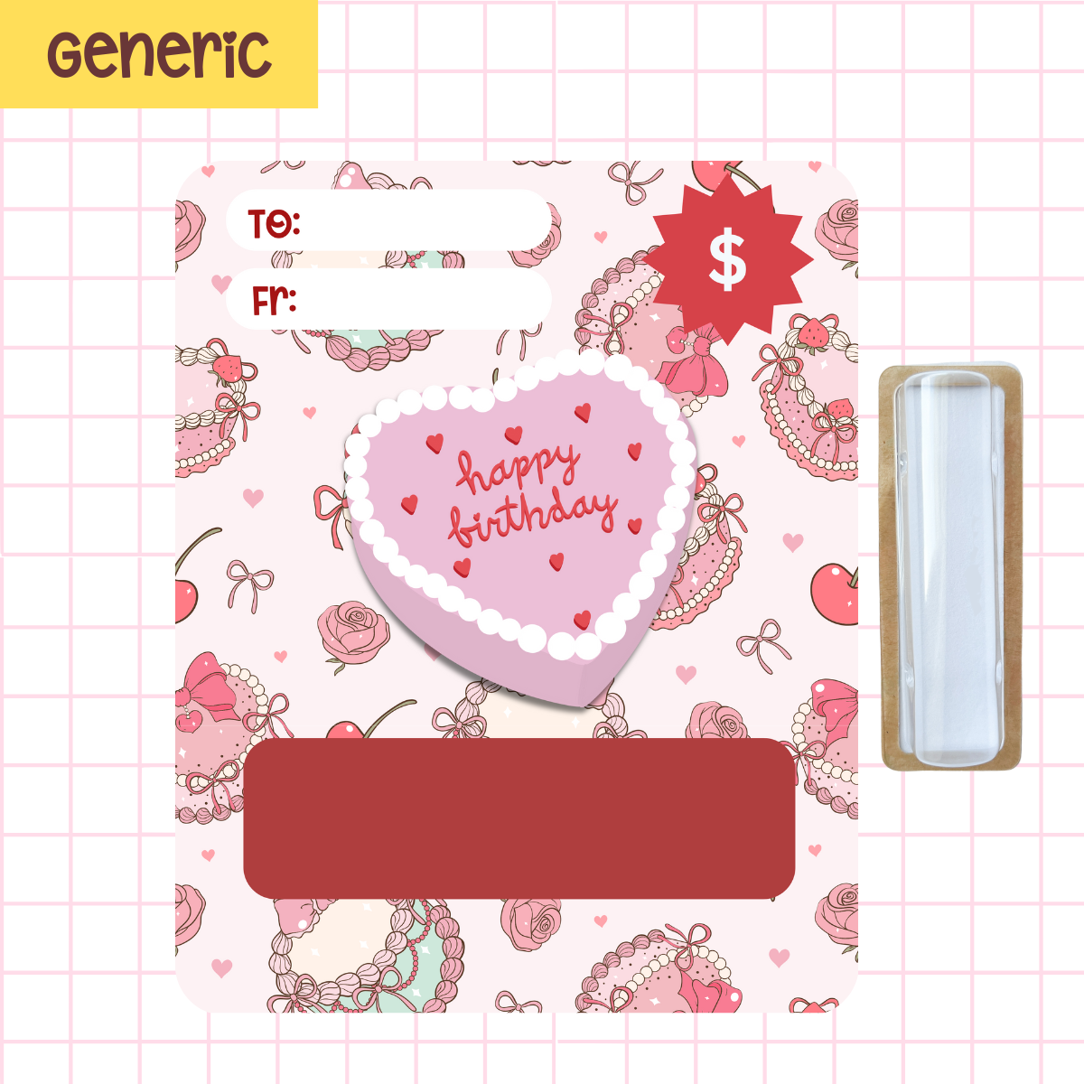 Sweetheart Money Birthday Card