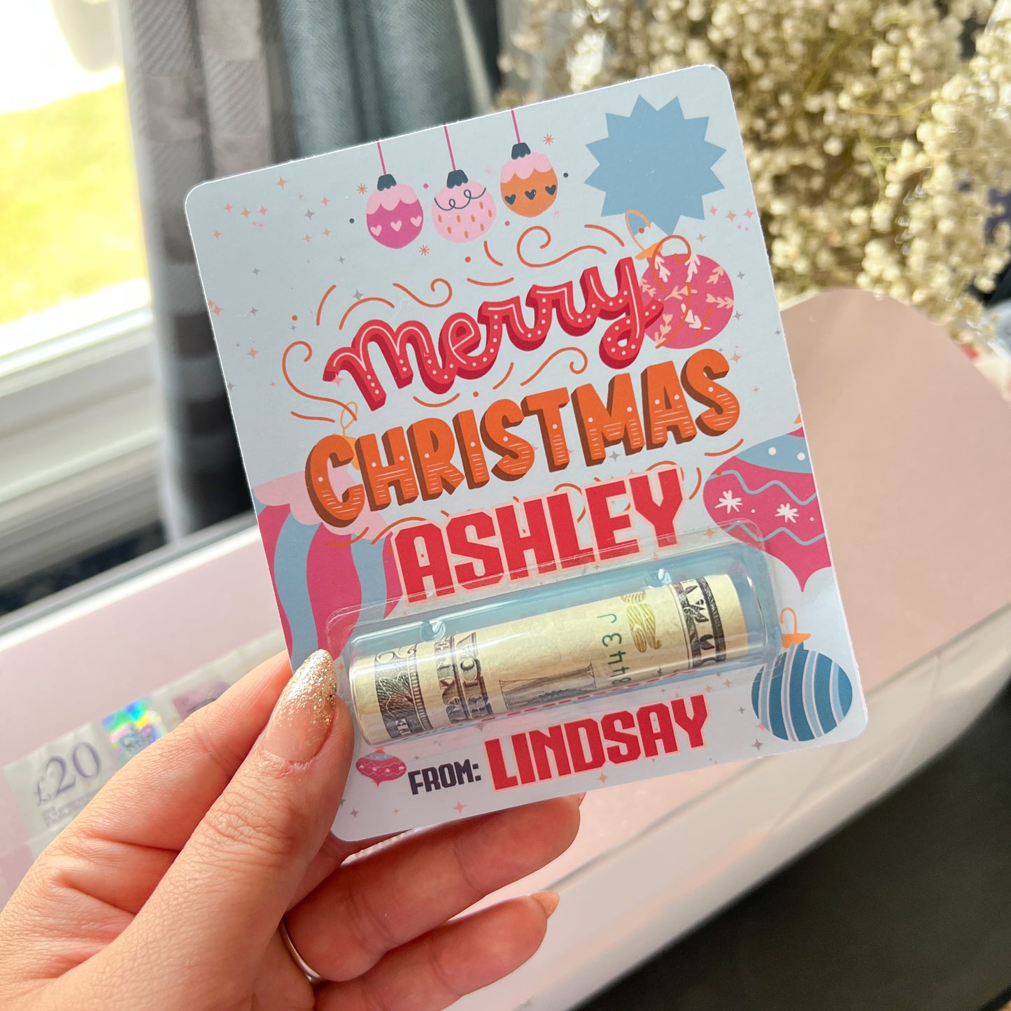 Ornament Money Greeting Card