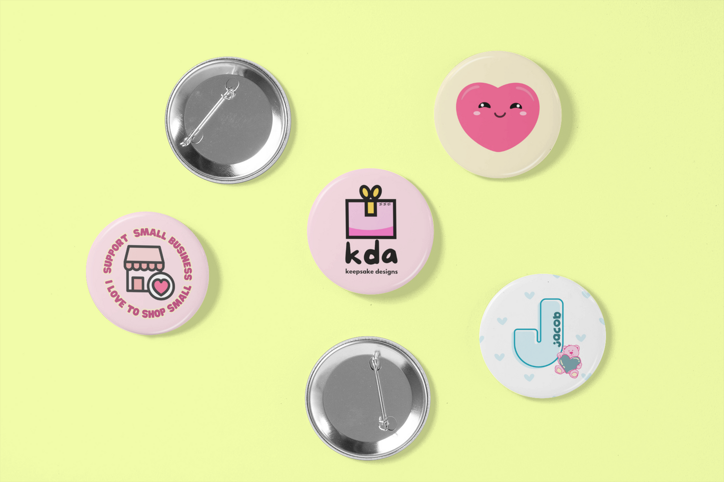Custom Button Pins