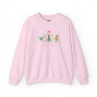 "Merry & Bright" Holiday Sweatshirt