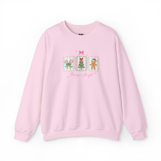 "Merry & Bright" Holiday Sweatshirt