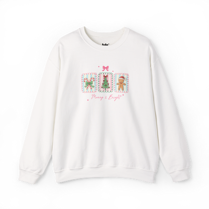 "Merry & Bright" Holiday Sweatshirt