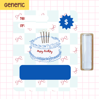 BlowTheCake Money Birthday Card