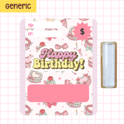PrettyBow Money Birthday Card