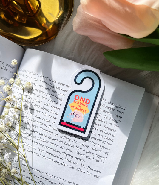 Do not disturb magnetic bookmark