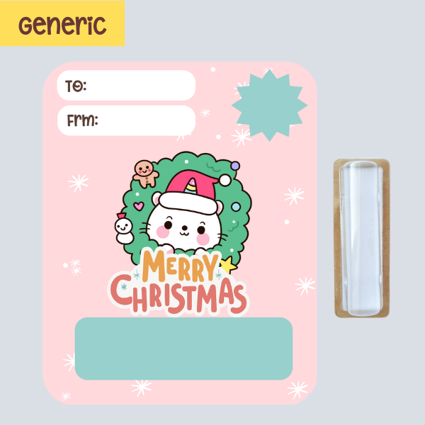 Kitty Christmas  Money Greeting Card