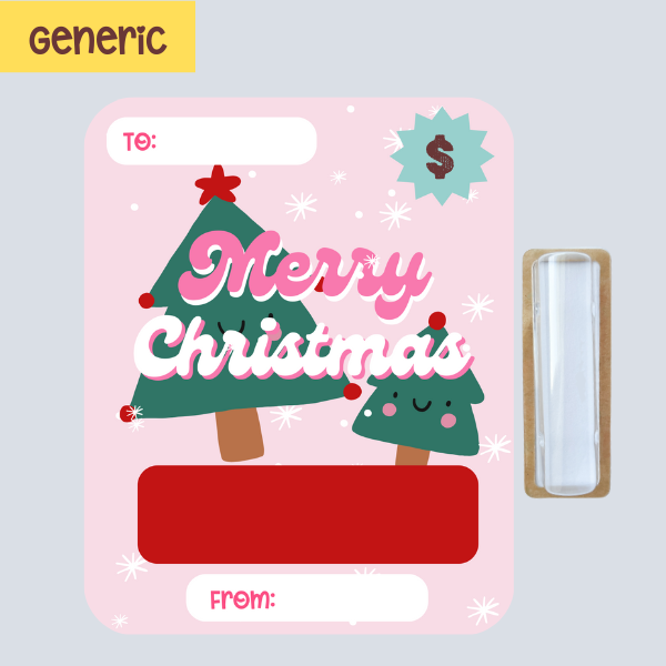 Mom&Baby Christmas Money Greeting Card