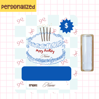 BlowTheCake Money Birthday Card