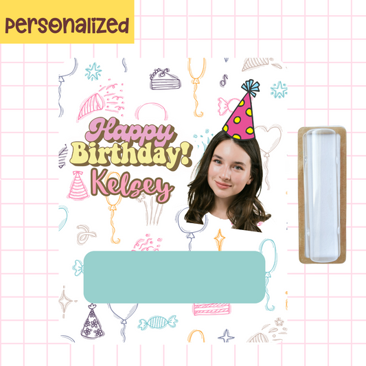 Custom Face Money Birthday Card