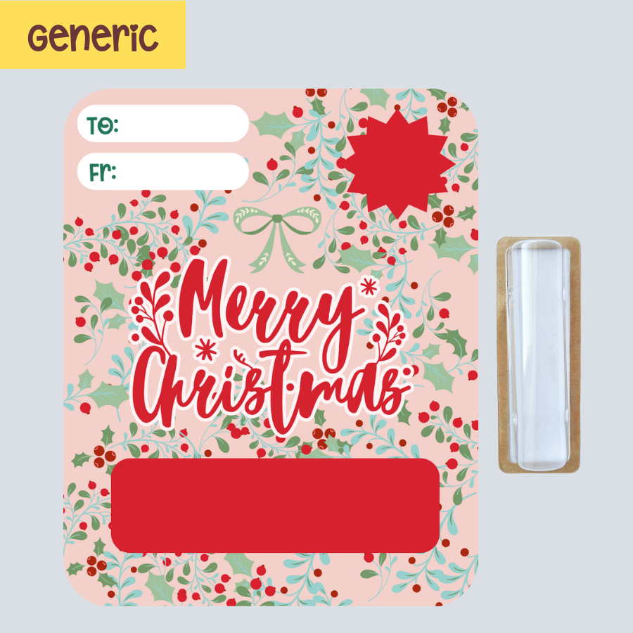 Poinsettia  Christmas Money Greeting Card