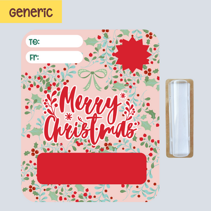 Poinsettia  Christmas Money Greeting Card