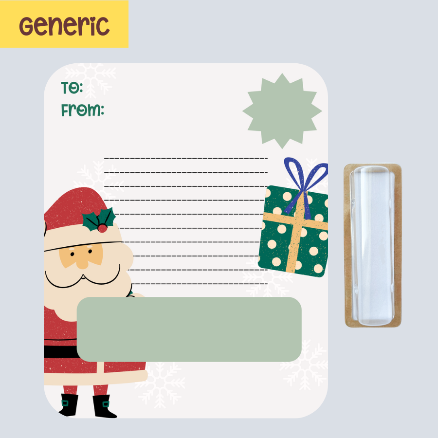 Santa's Letter  Money Greeting Card